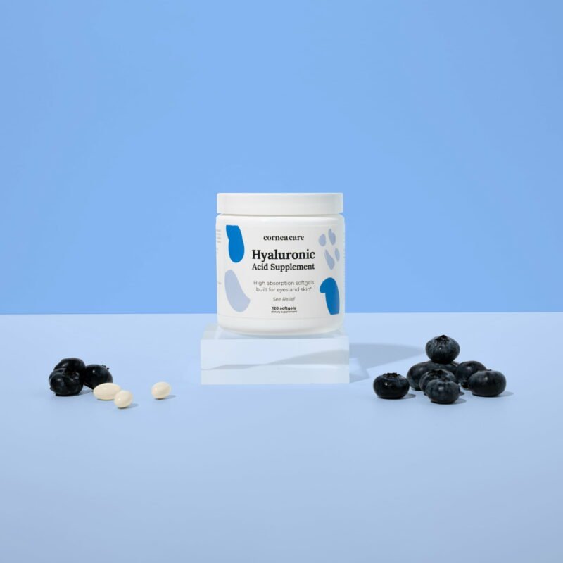 CorneaCare Hyaluronic Acid Supplement Bottle