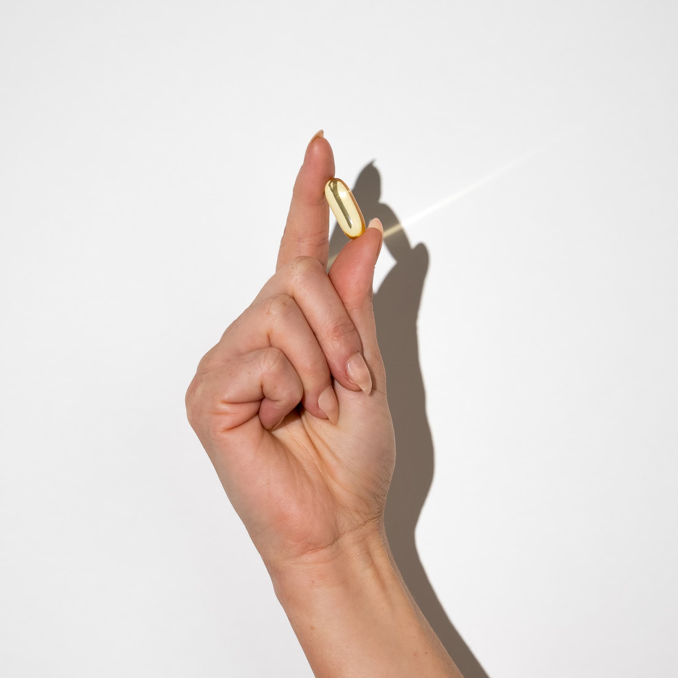 CorneaCare Omega 3 Softgel in Hand