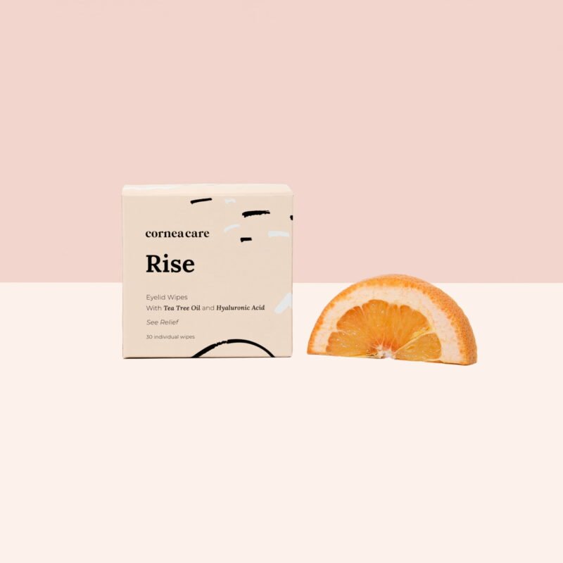 CorneaCare Rise Eyelid Wipe Box