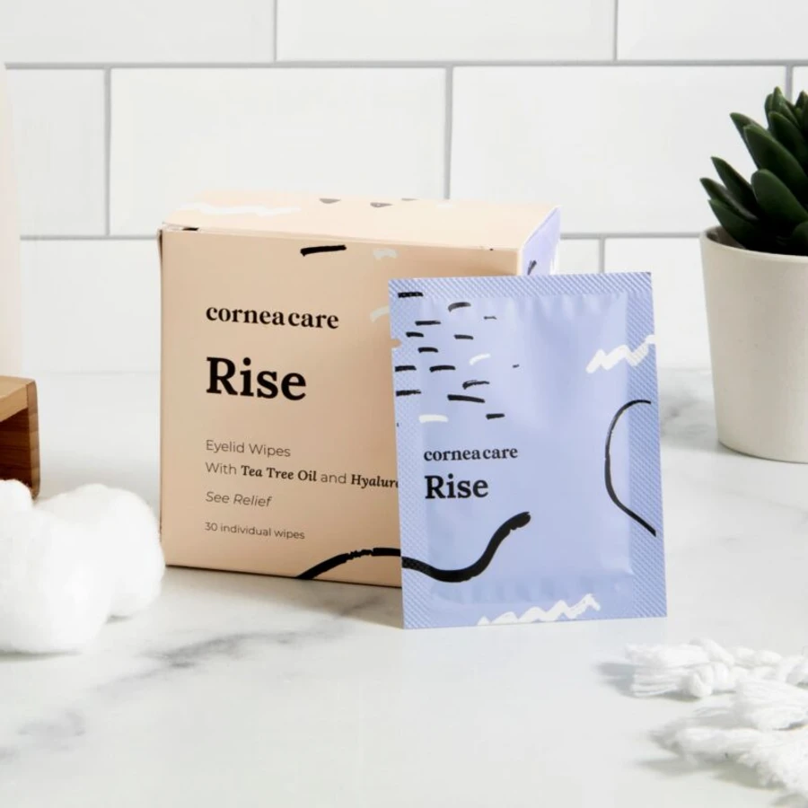 Rise eyelid wipes