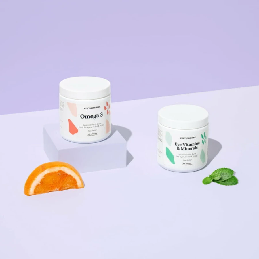 Longevity Eye Supplements - Eye Vitamins & Minerals + Omega 3