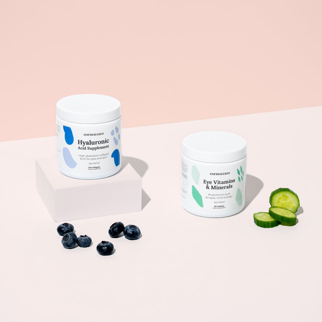 Strength Eye Supplements Eye Vitamins and Minerals and Hyaluronic Acid Supplements