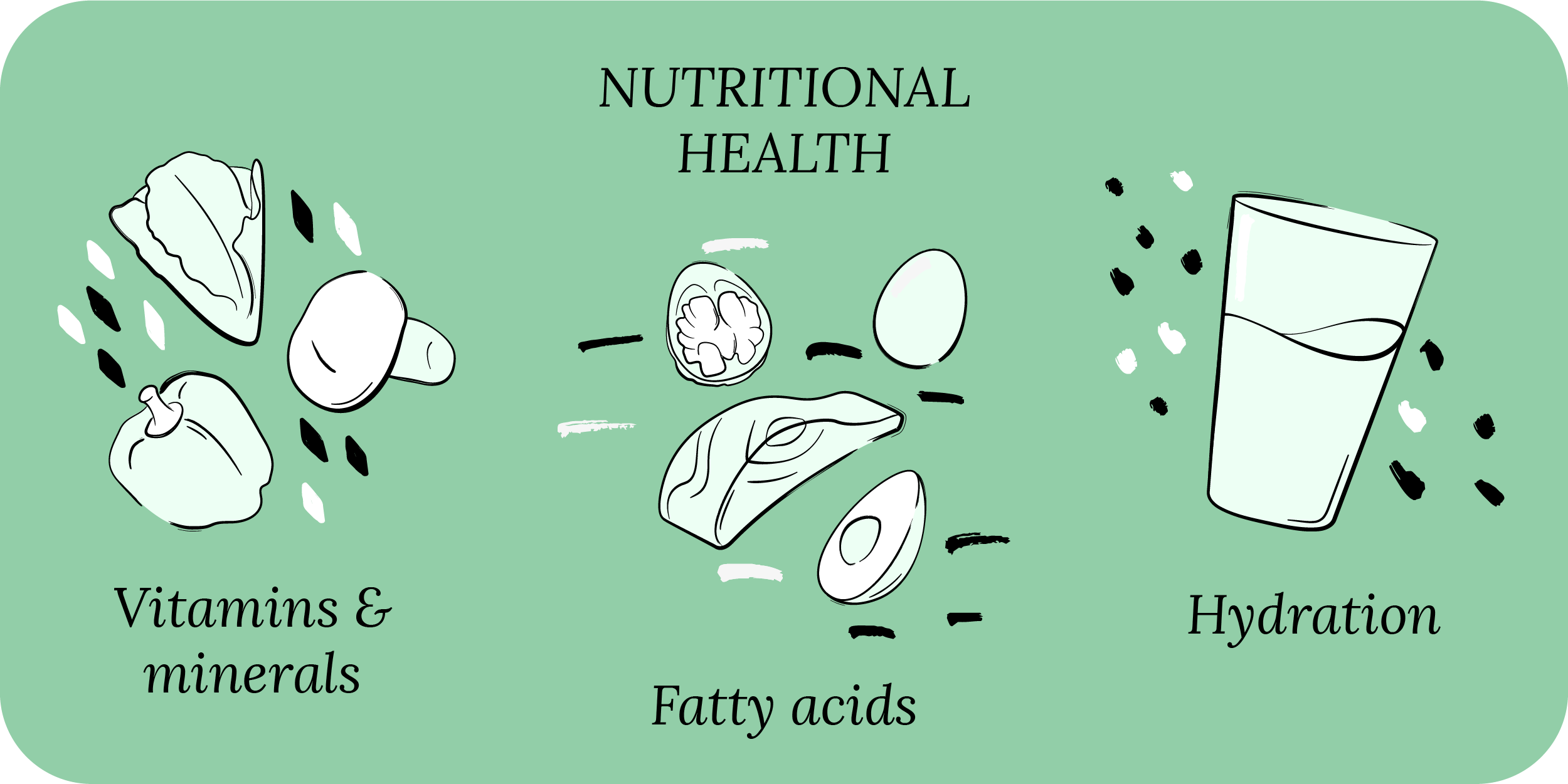 Nutritional health and dry eye disease